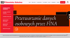 Desktop Screenshot of filmotekaszkolna.pl